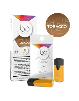 JWell Montélimar - Bo Caps Complex Tobacco - 3 Dosages de nicotine