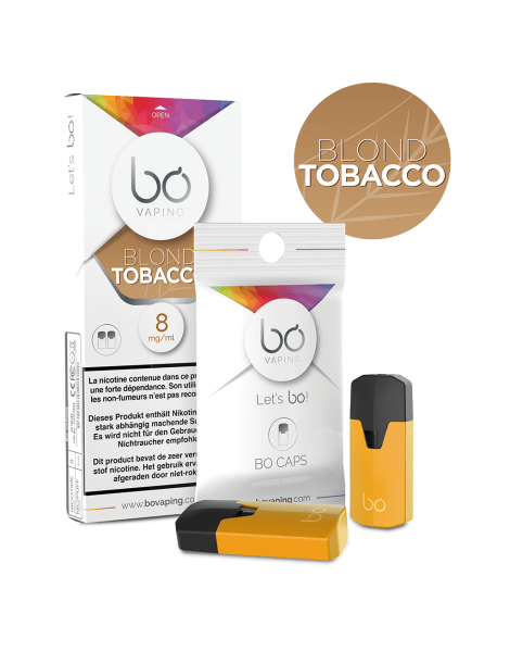 JWell Montélimar- Bo Caps Saveur Tabac Blond x 2 - 3 dosages de nicotine