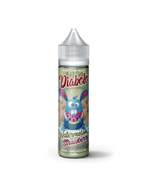 JWell Montélimar - E-liquide Diabolo 50ml Pastèque Fraise 