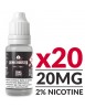 JWell Montélimar - Pack 20 Boosters Nicotine 10ml - Remix Juice