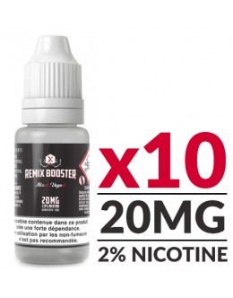 JWell Montélimar - Pack Booster 10ml en 20mg - Lot de 10 flacons