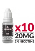 Pack 10 Boosters Nicotine 10ml X-Bar