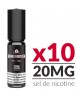 JWell Montélimar - Pack 10 Boosters Sel de Nicotine 10ml