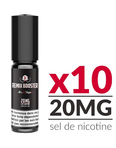 JWell Montelimar - Pack 10 Boosters Sel de Nicotine 10ml