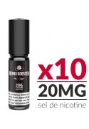 Pack 10 Boosters Sel de Nicotine 10ml X-Bar