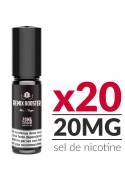Pack 20 Boosters Sel de Nicotine 10ml X-Bar