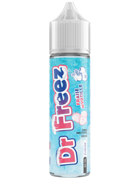 JWell Montélimar - E-liquide 50ml Dr Freez Fraise Myrtille