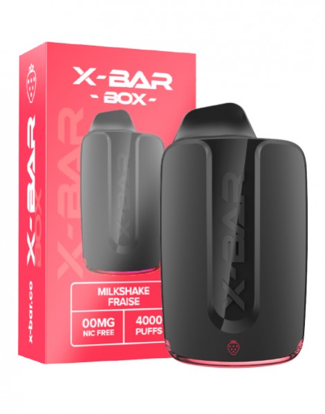 JWell Montelimar - X Bar Box - Milkshake Fraise
