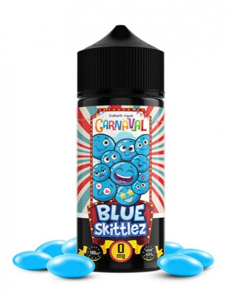 JWell Montélimar - E-liquide Carnaval 100ml - Blue Skittlez