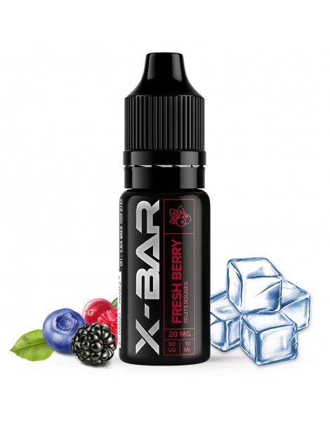 JWell Montélimar - E liquide Sel de Nicotine X Bar 10ml - Fresh Berry