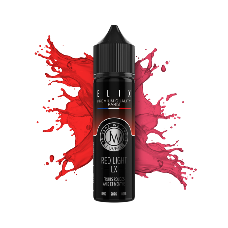 E-liquide Red Light 50ml - Fruits Rouges Menthe Anis
