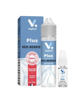 JWell Montélimar - E-liquide Plus Red Berries Végétol 60ml