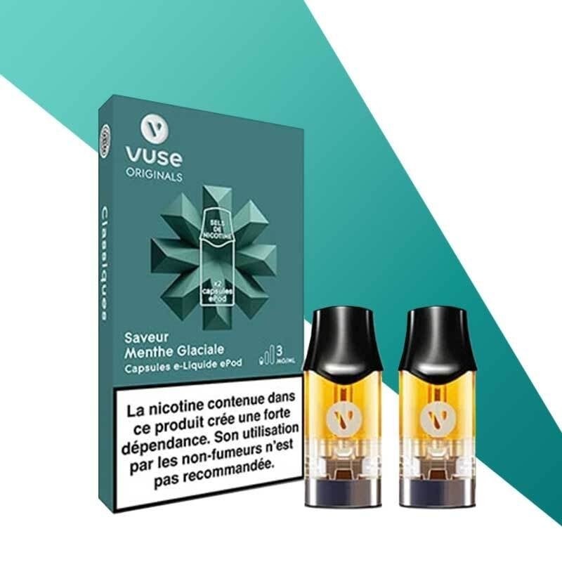 Cartouche Vuse Menthe Glaciale 2ml