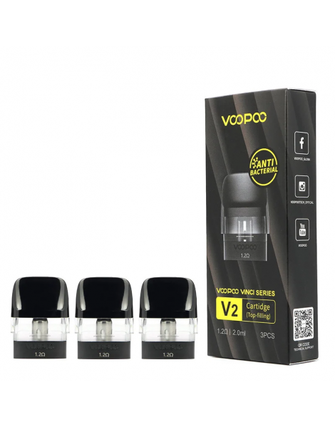 JWell Montélimar - Cartouche Voopoo Nano 2 Vinci x 3
