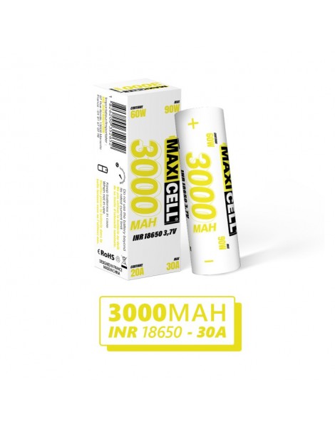 JWell Montélimar - Accu MAXICEL INR MPV 18650 3000mAh-30A