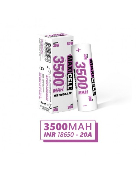JWell Montélimar - Accu MAXICEL INR 18650 MPV  3500mAh