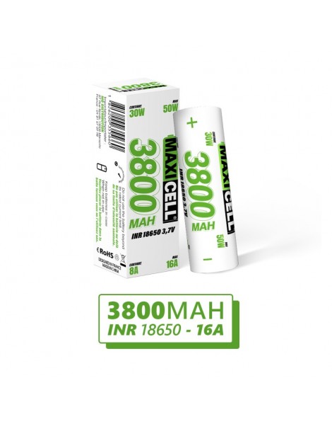 JWell Montélimar - Accu MAXICEL INR 18650 MPV 3800mAh