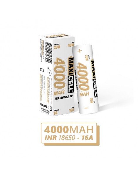 JWell Montélimar - Accu MAXICEL INR 18650 MPV 4000mAh