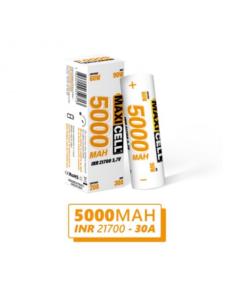 JWell Montélimar - Accu 21700 Maxicell 5000mAh