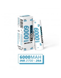 JWell Montélimar - Accu 21700 Maxicell 6000mAh