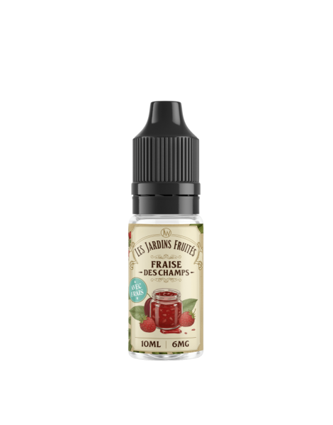 JWell Montélimar - E-liquide-Fraise des Champs 10ml - Les Jardins Fruités