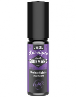 JWell Montélimar - E-liquide Violette 10ml - Saveur Gourmande